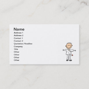 Carte De Visite Chiffre masculin T-shirts et cadeaux de bâton