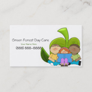 Carte De Visite Childcare/carte de visite de soin de jour