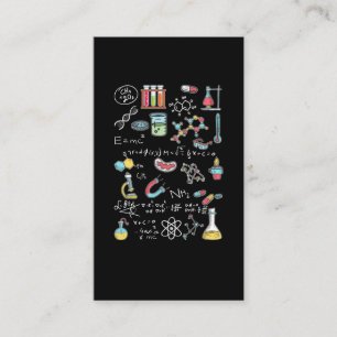 Carte De Visite Chimie Mathématicien Physique Chimiste