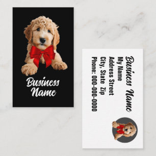 Carte De Visite Chiot de Doodle Doré