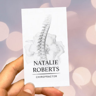 Carte De Visite Chiropracteur chiropratique de la colonne vertébra