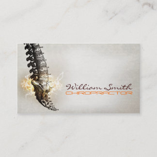 Carte De Visite Chiropractor Business Card