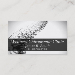 Carte De Visite Chiropraticien chiropratique moderne Santé cliniqu