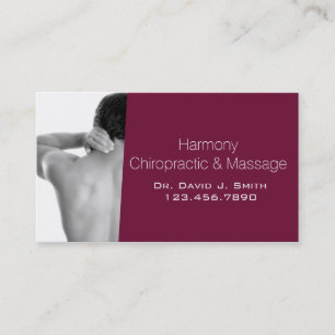 Carte De Visite Chiropraticien professionnel Chiropratique