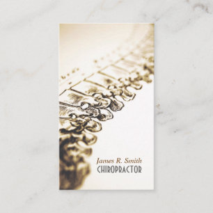 Carte De Visite Chiropratique, Chiropraticien, Clinique de santé