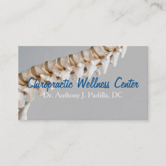 Carte De Visite Chiropratique et bien-être moderne et professionne