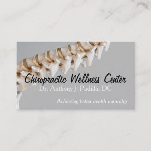 Carte De Visite Chiropratique et Bien-être Moderne & Professionnel