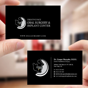 Carte De Visite Chirurgie orale, Centre d'implants, Maxillofacial