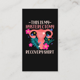 Carte De Visite Chirurgie Support Uterus Suppression Hystérectomie