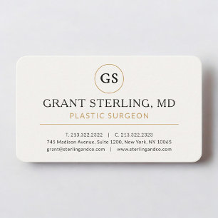 Carte De Visite Chirurgien plasticien médecin professionnel