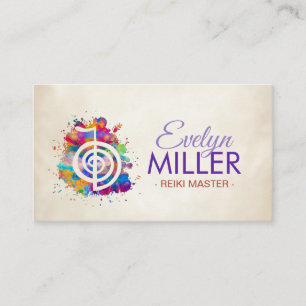 Carte De Visite Cho ku Rei dans splatter coloré