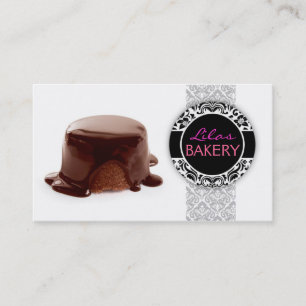 Carte De Visite Chocolat dessert bakery Business card