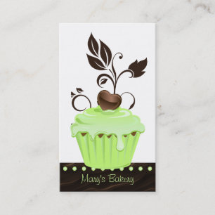 Carte De Visite Chocolat mignon 2 de menthe de petit gâteau de