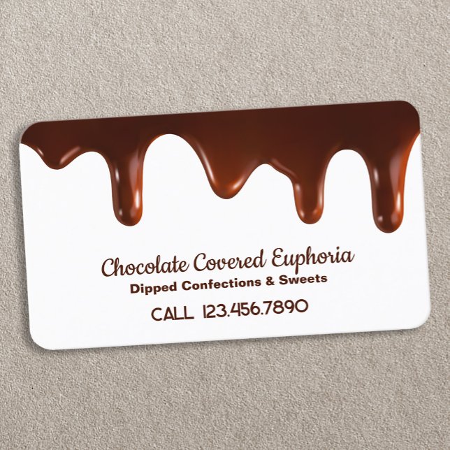 Carte De Visite 🍬 chocolatier (Chocolatier Business Cards)