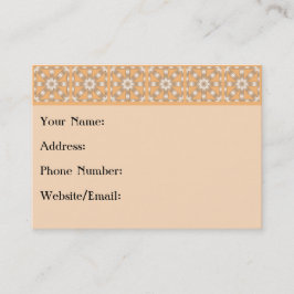 Carte De Visite Choisir n'importe quelle couleur Motif étoile répé