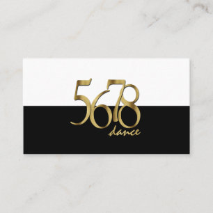 Carte De Visite Chorégraphe moderne Danse Instructeur Danseur