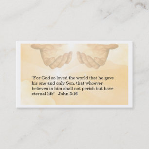 Carte de visite chrétien