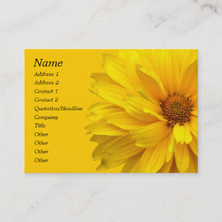 Carte De Visite Chrysanthème