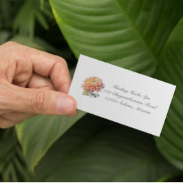 Carte De Visite Chrysanthème de la récolte d'or, sur mesure