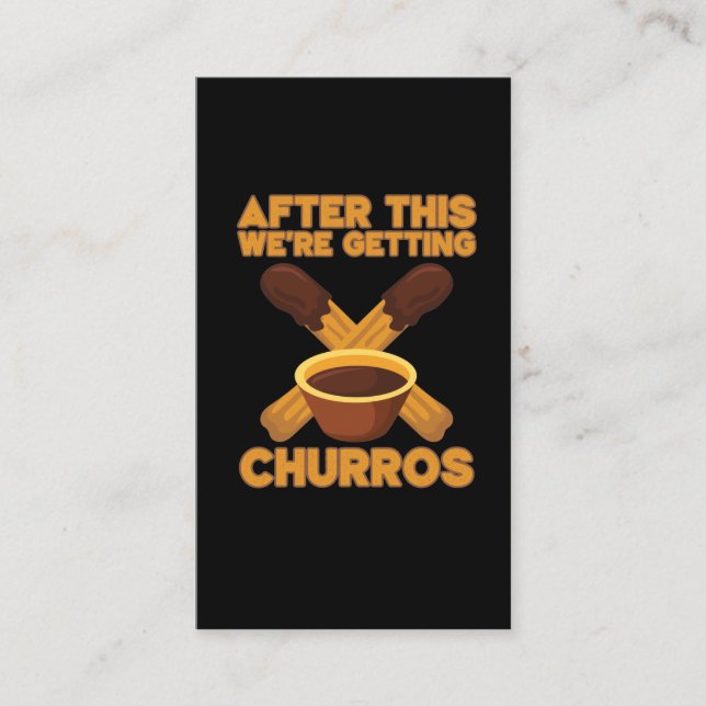 Carte De Visite Churros Cinco De Mayo pâtisserie-collation Churro (Devant)