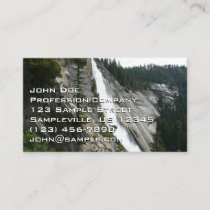 Carte De Visite Chutes du Nevada dans le Parc national de Yosemite