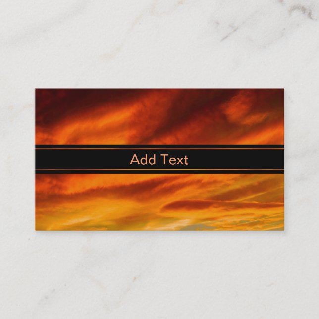 Carte De Visite Ciel peint (Devant)