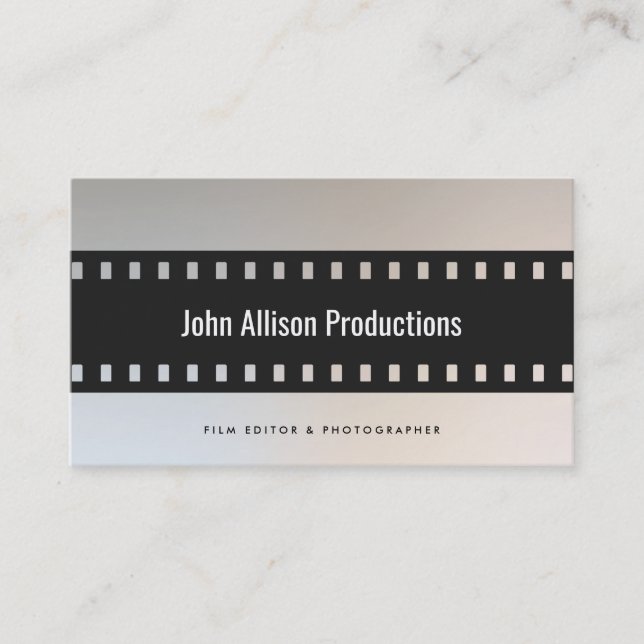 Carte De Visite Cinéaste cinématographique (Devant)