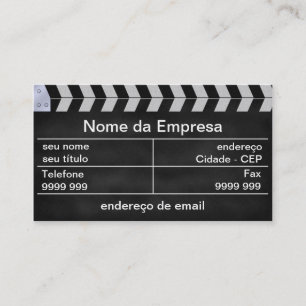 Carte De Visite cinema clap