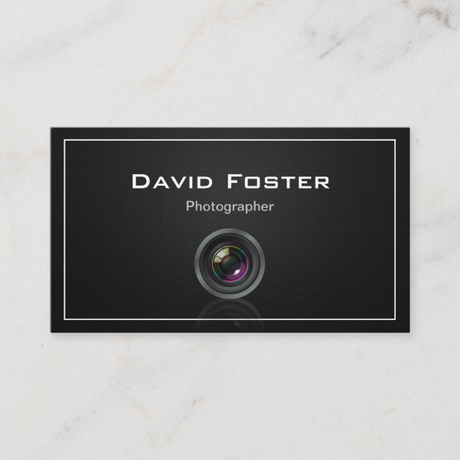 Carte De Visite Cinéma photographe TV (Devant)