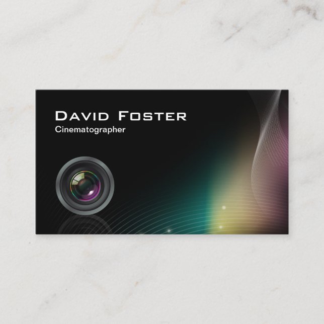 Carte De Visite Cinéma photographe TV (Devant)
