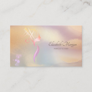 Carte De Visite Ciseaux élégants Coiffeur Coloré