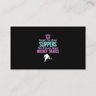 Carte De Visite Citation Cadeau Femme de hockey sur glace mignonne