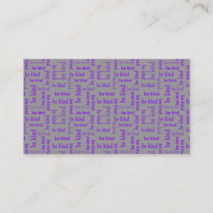 Carte De Visite Citation de gentillesse Motivation Inspiration