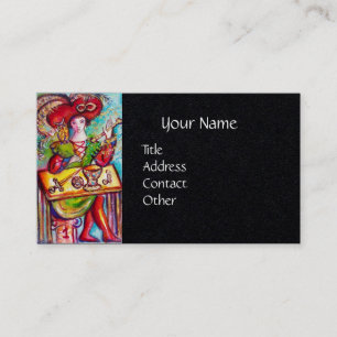 Carte De Visite CITOYENS DES OMBRES PERDUES, MAGICIEN Black Paper