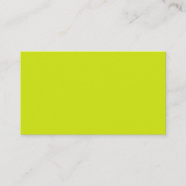 Carte De Visite Citron amer (couleur unie) (Devant)
