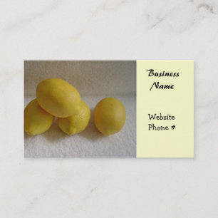 Carte De Visite Citrons simples