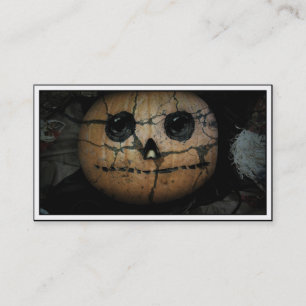 Carte De Visite Citrouille déplaisant Jack-o-Lantern
