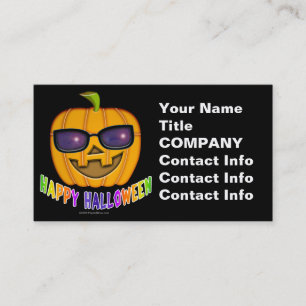 Carte de visite - Citrouille Halloween Jack-o'-lan