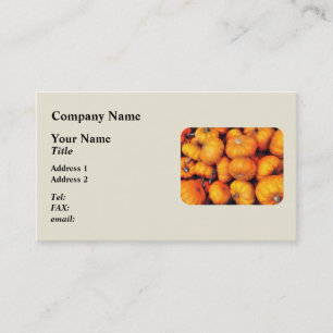 Carte De Visite Citrouilles de bébé