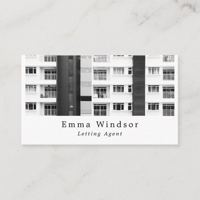 Carte De Visite City Apartments, Réalisateur, Agent immobilier (Devant)