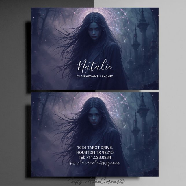 Carte De Visite Clairvoyant Psychique Moyen (Créateur téléchargé)