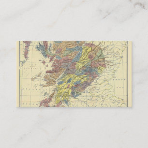Carte De Visite Clans Of Scotland Historical Map Locations Des Cla