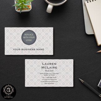 Carte De Visite Classic Spanish Tile Branding Business Logo