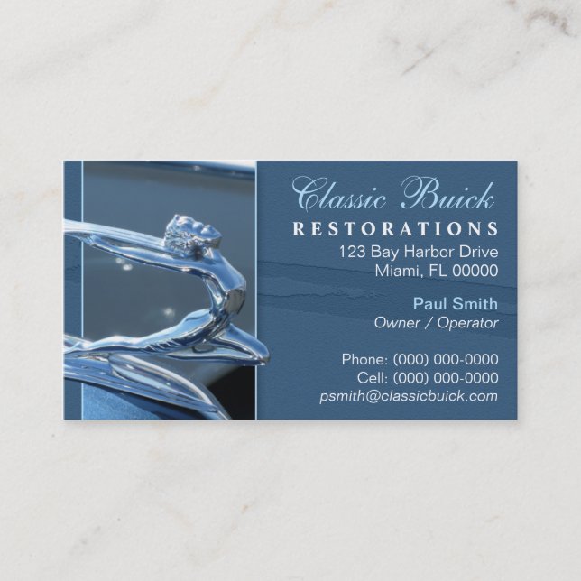 Carte de visite classique de Buick (Devant)