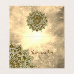 Carte De Visite Classique Mandala Inde Style 4