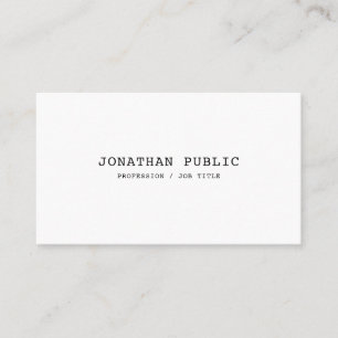 Carte De Visite Classique Nostalgique Look Cool Design élégant