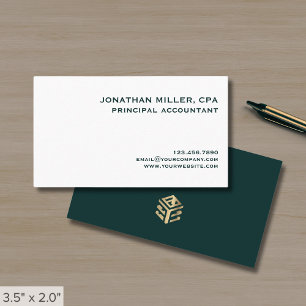 Carte De Visite Classique professionnelle simple