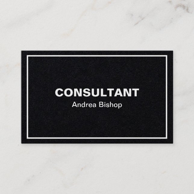 Carte de visite classique simple et propre (Devant)