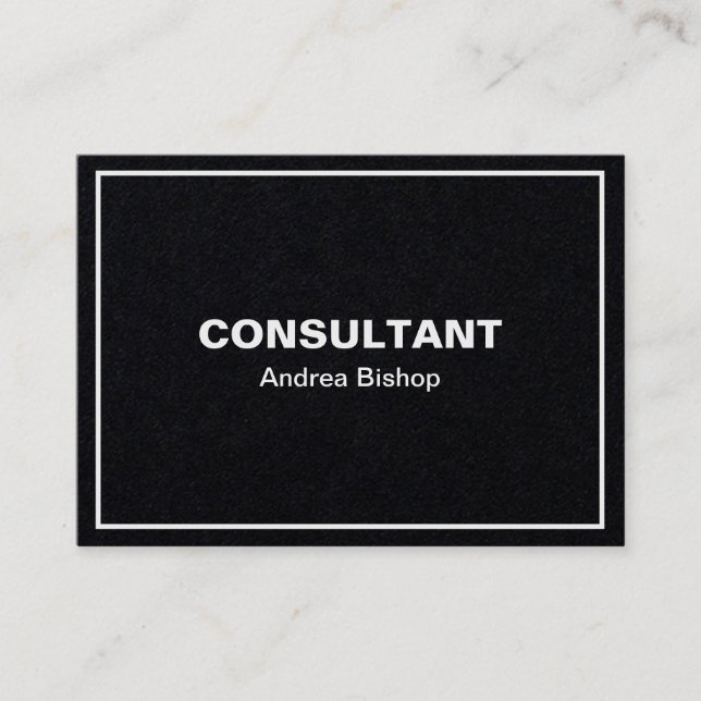 Carte de visite classique simple et propre (Devant)