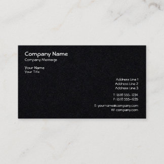 Carte De Visite Classique simplement